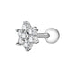 Achara Flower Zirconia Stud Cartilage Earring