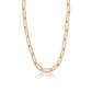 Achara 21 Inch Paperclip Chain Link Necklace - Gold