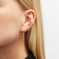 Achara Sparkling Zirconia Small Ear Cuff Earring