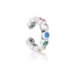 Achara Colourful Rainbow Ear Cuff Earring