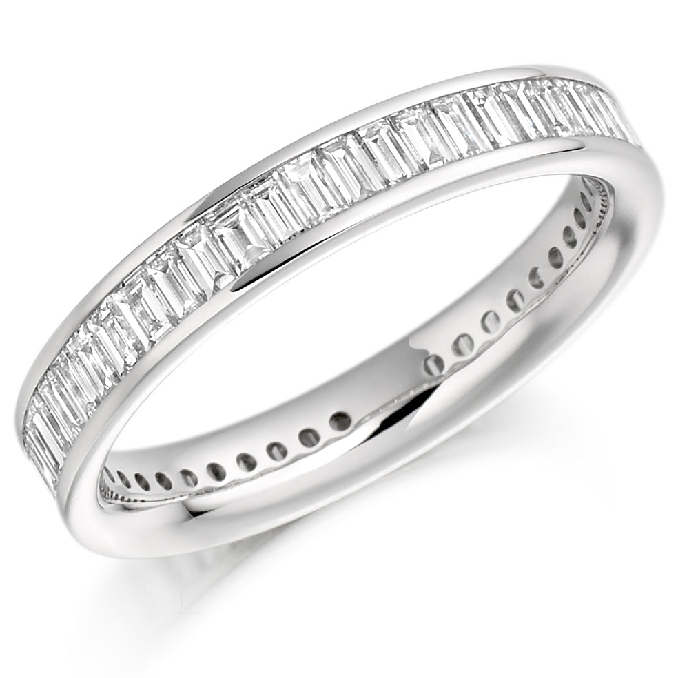 Classics Full Eternity 1.50ct Diamond Baguette Ring