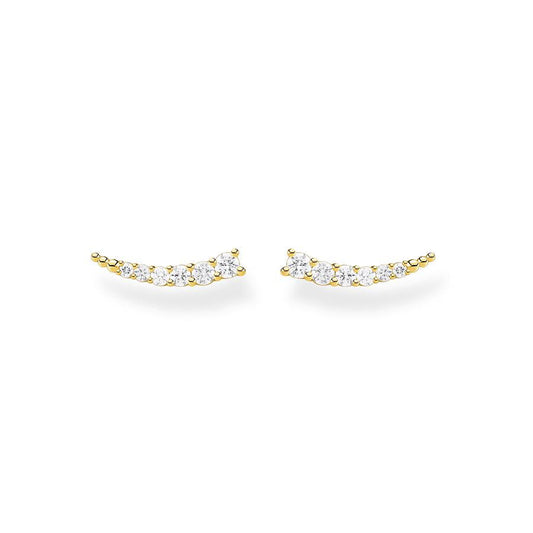 Thomas Sabo Yellow Gold Zirconia Ear Climbers