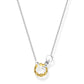 Thomas Sabo Gold Crown Necklace KE1987-849-7