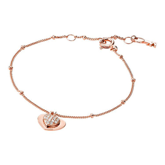 Michael Kors Rose Gold Heart Bracelet MKC1118AN791