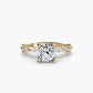 Solitaire with Eternity Pavé