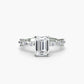 Solitaire with Eternity Pavé