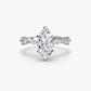 Solitaire with Eternity Pavé