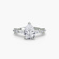 Solitaire with Eternity Pavé