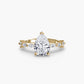 Solitaire with Eternity Pavé