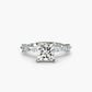 Solitaire with Eternity Pavé
