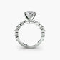 Solitaire with Eternity Pavé