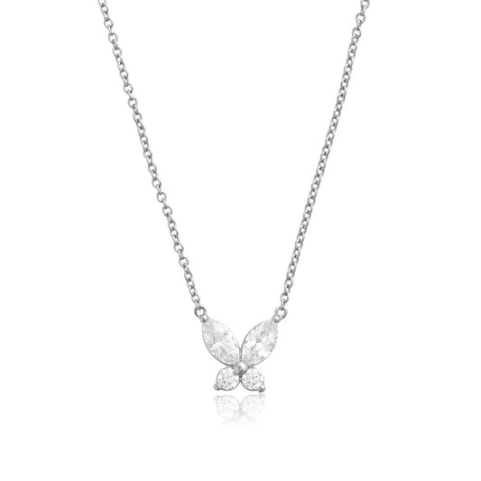 Olivia Burton Sparkle Butterfly Marquise Necklace