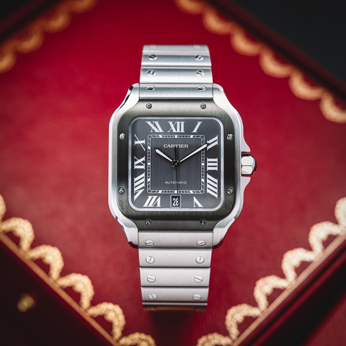 Pre-Owned Cartier Santos de Cartier WSSA0037