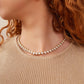 Pre-Owned 18ct Gold 5.74ct Diamond Tennis Necklace