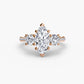 Three-Stone with Pavé Band