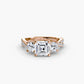 Three-Stone with Pavé Band 2