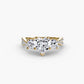 Three-Stone with Pavé Band 2