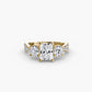 Three-Stone with Pavé Band 2
