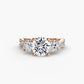 Three-Stone with Pavé Band 2