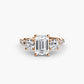 Three-Stone with Pavé Band 3