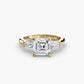 Three-Stone Ring (Baguette Side Stones)