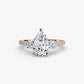Three-Stone Ring with Pavé Band 5