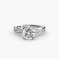 Solitaire with Pavé 3