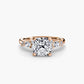 The Floral Accent Solitaire