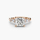 The Floral Accent Solitaire