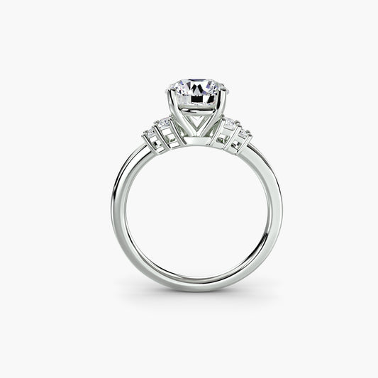 Baguette Accent Solitaire
