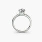 Solitaire with Shoulder Accents