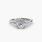Solitaire with Shoulder Accents 2