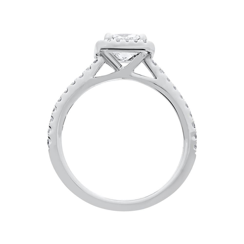 Radiance Princess 0.81ct G Diamond Ring
