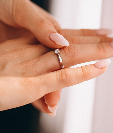How does ring sizing work at Charles Fish?