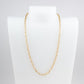 Pre-Owned 9ct Gold 16&rdquo; Oval Belcher Link Necklace