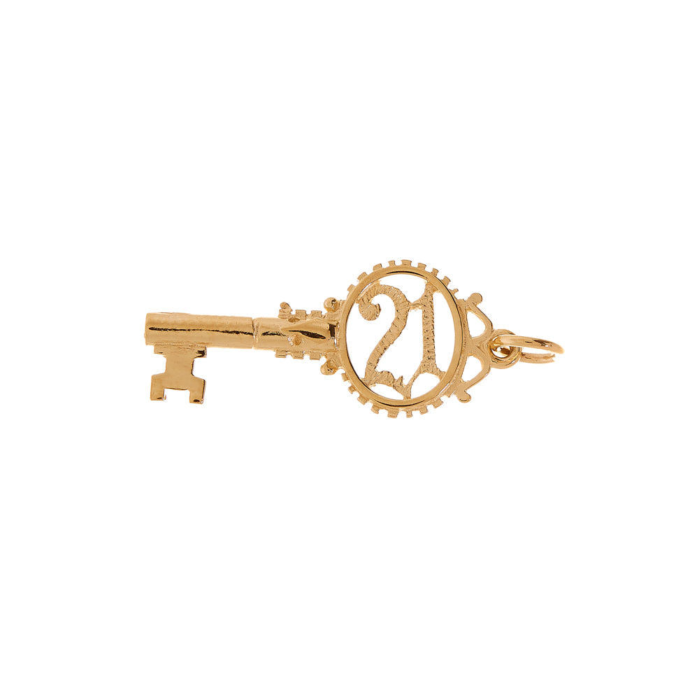 Pre-Owned 9ct Gold 21 Key Pendant