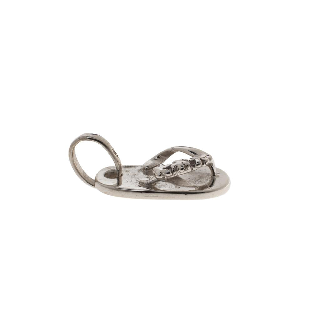 Pre-Owned Silver Links Of London Flip Flop Charm