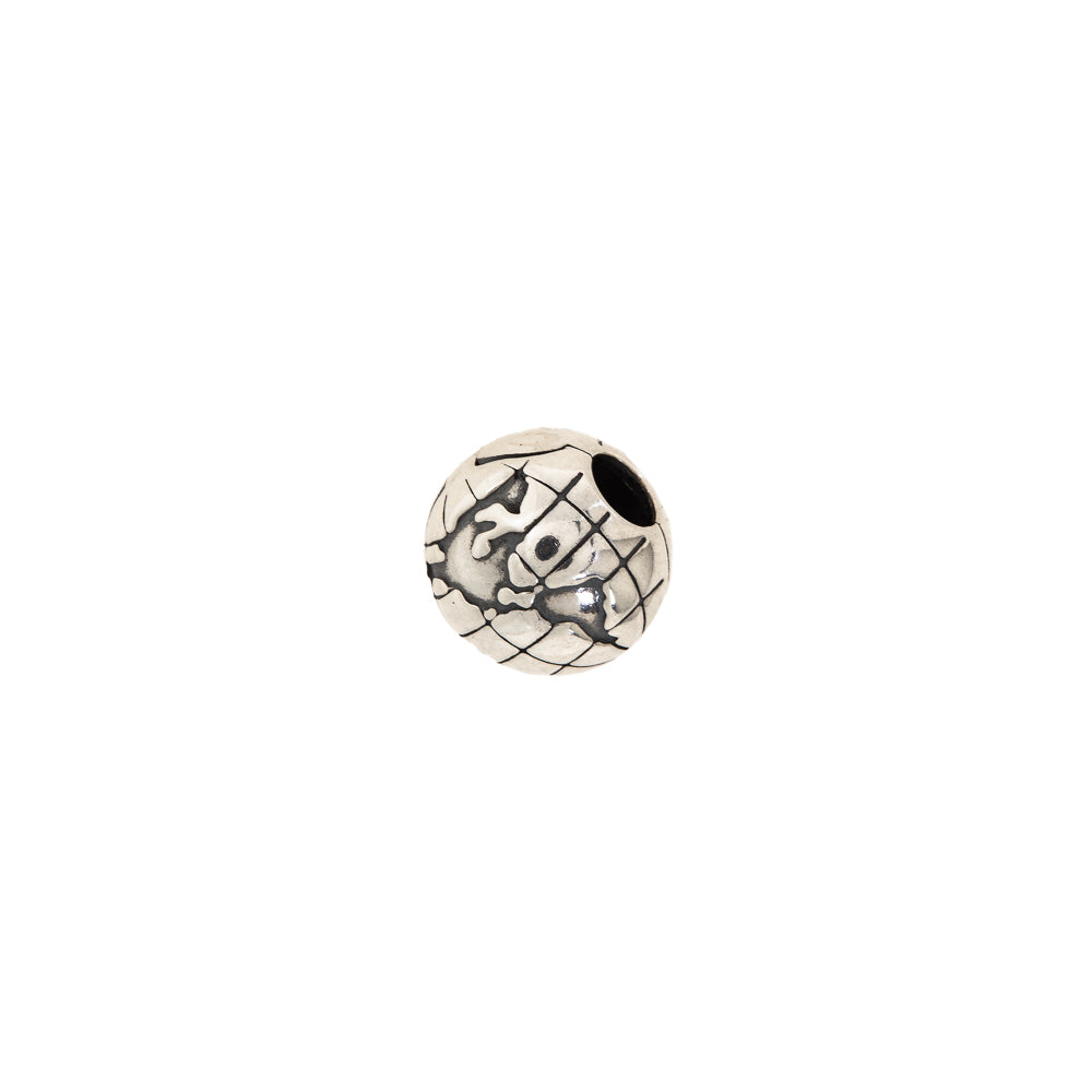 Pre-Owned Pandora Silver Planet Earth Clip Charm