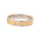 Pre-Owned 18ct Two Tone Gold Diamond Wedding Ring