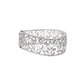 Pre-Owned 9ct White Gold Filigree Diamond Bangle 