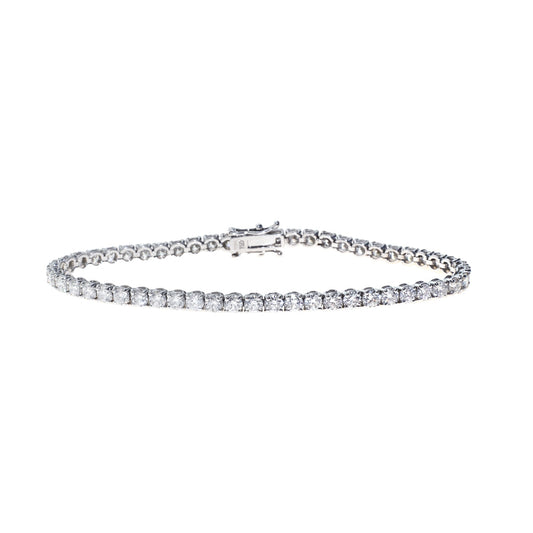 Pre-Owned 18ct White Gold 6.39ct Diamond Bracelet