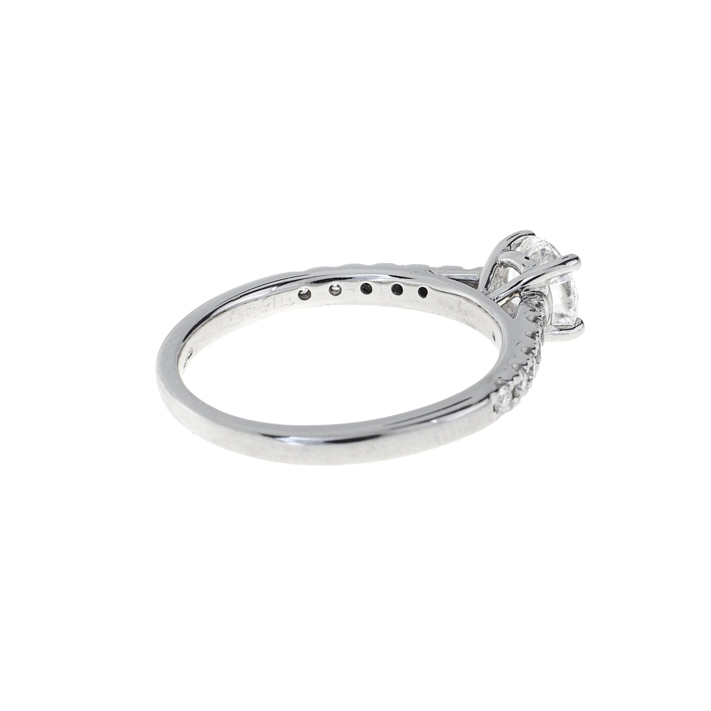 Pre-Owned Platinum 0.71ct Diamond Solitaire Ring