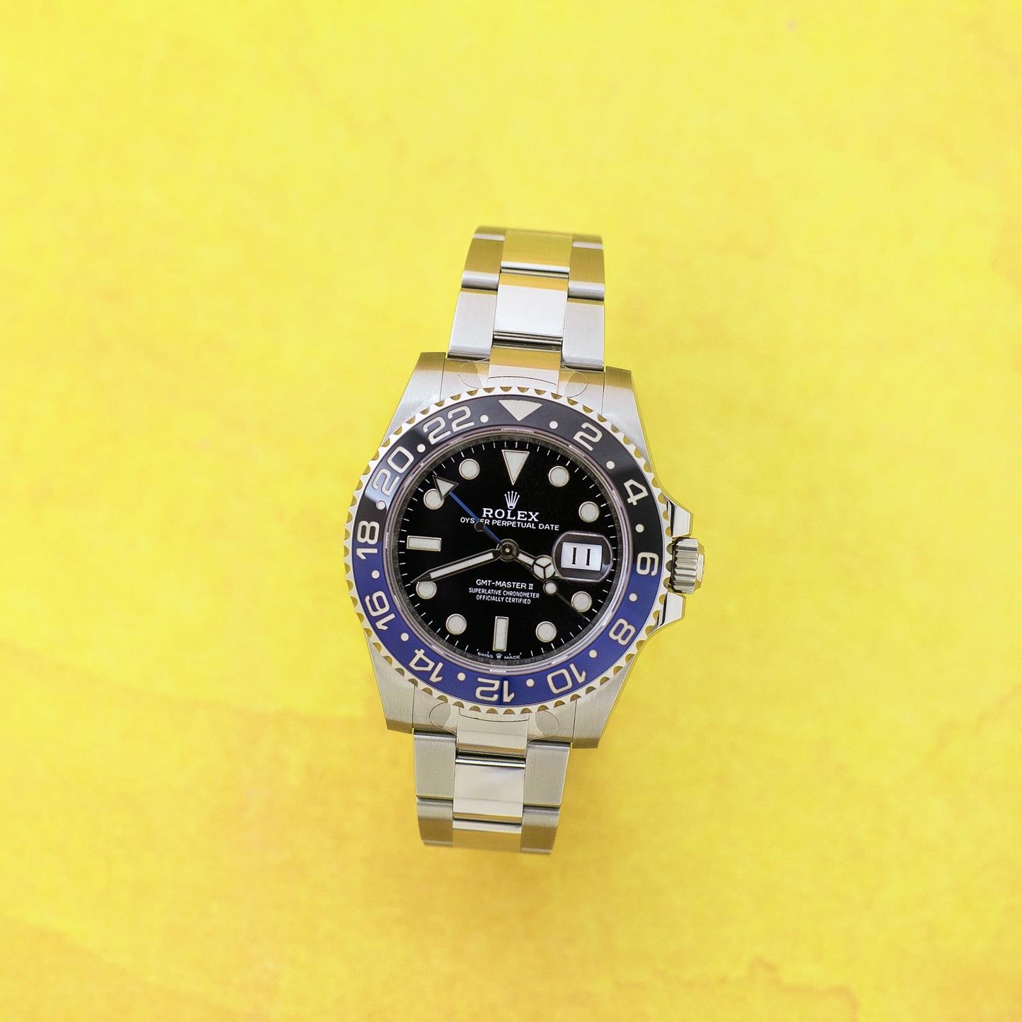 Pre-Owned Rolex GMT-Master II 126710BLNR