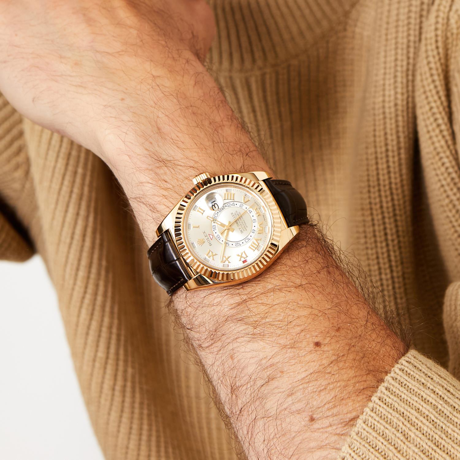 Pre owned rolex sky dweller top