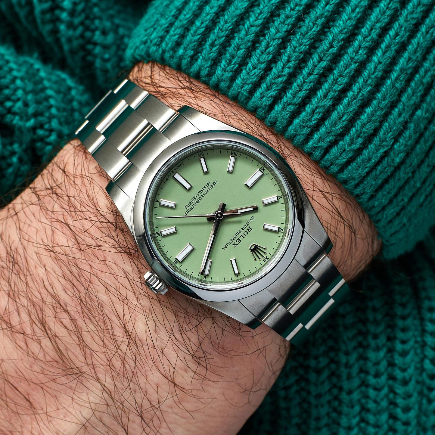 PRE-OWNED ROLEX OYSTER PERPETUAL 34 124200