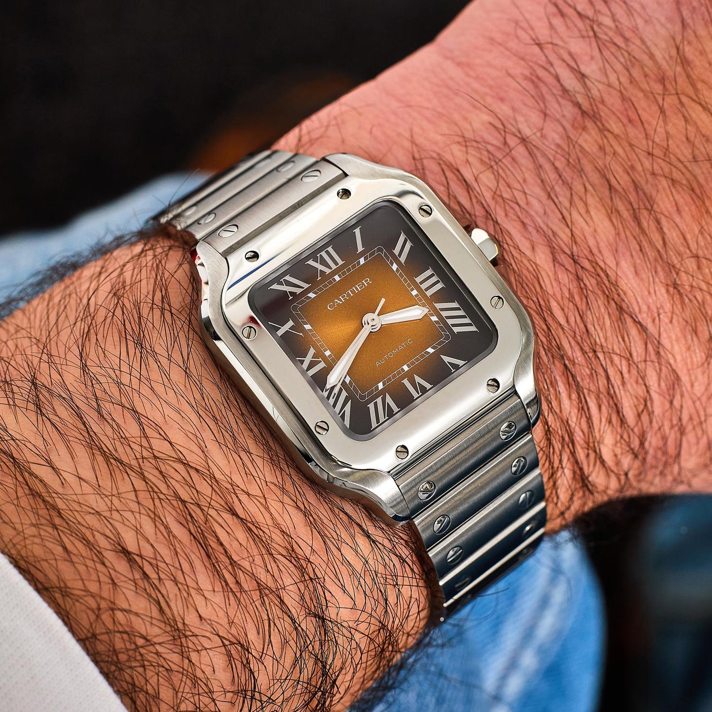 Pre-Owned Cartier Santos de Cartier WSSA0065