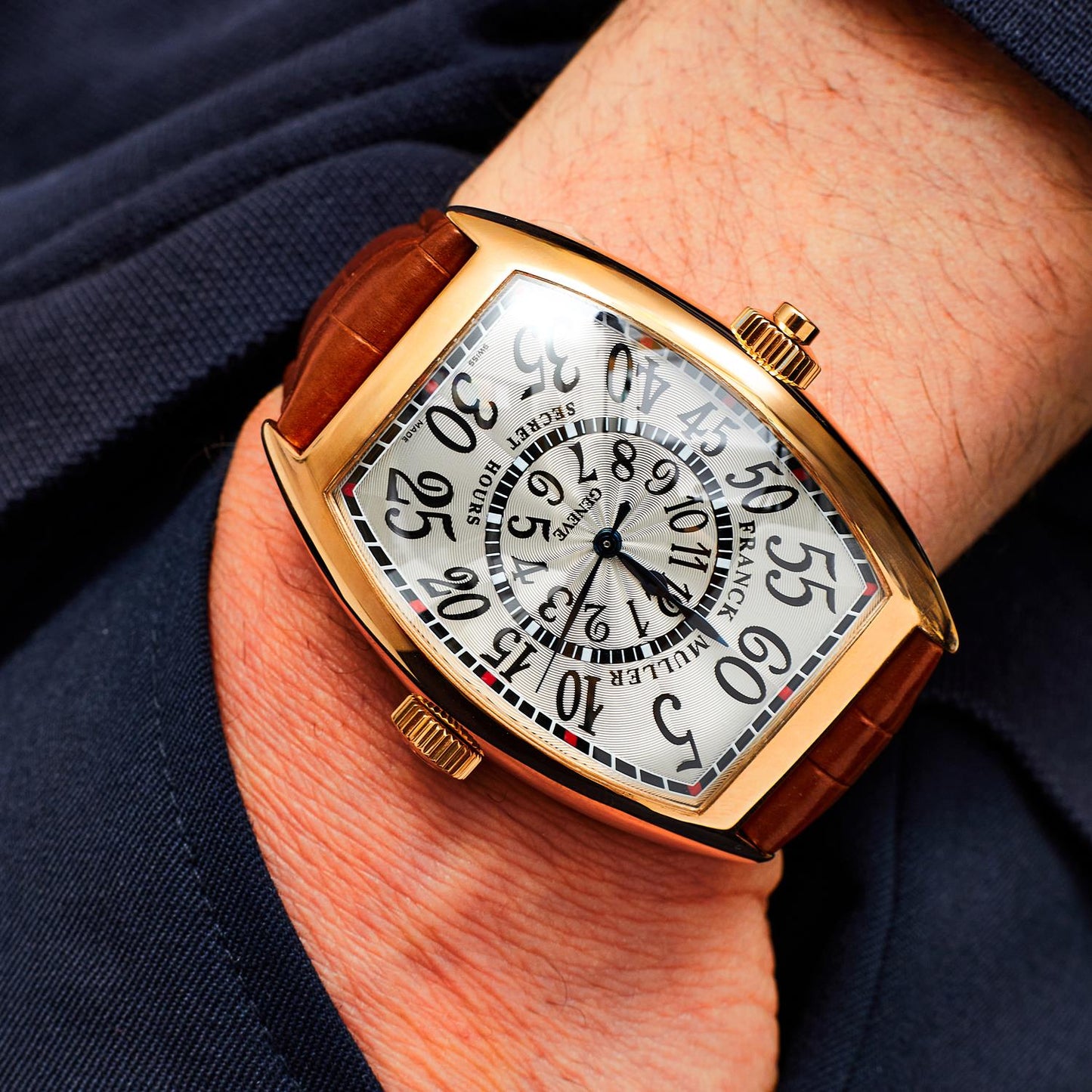Pre-Owned Franck Muller Secret Hours 8880 SE H I