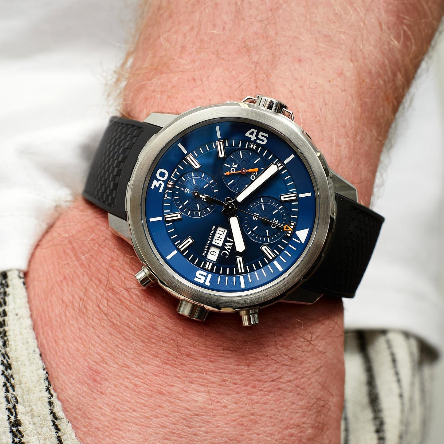 Pre-Owned IWC Aquatimer Chronograph Jacques-Yves Cousteau Edition IW376805