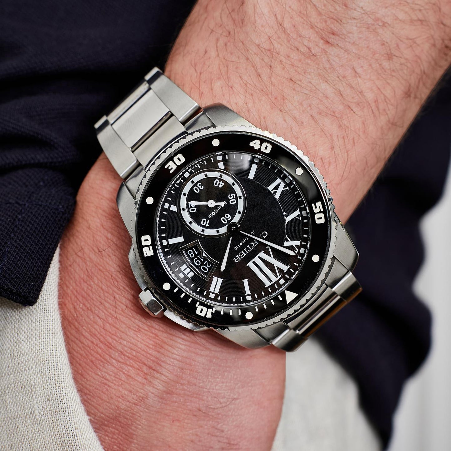 Pre-Owned Cartier Calibre De Cartier Diver W7100057