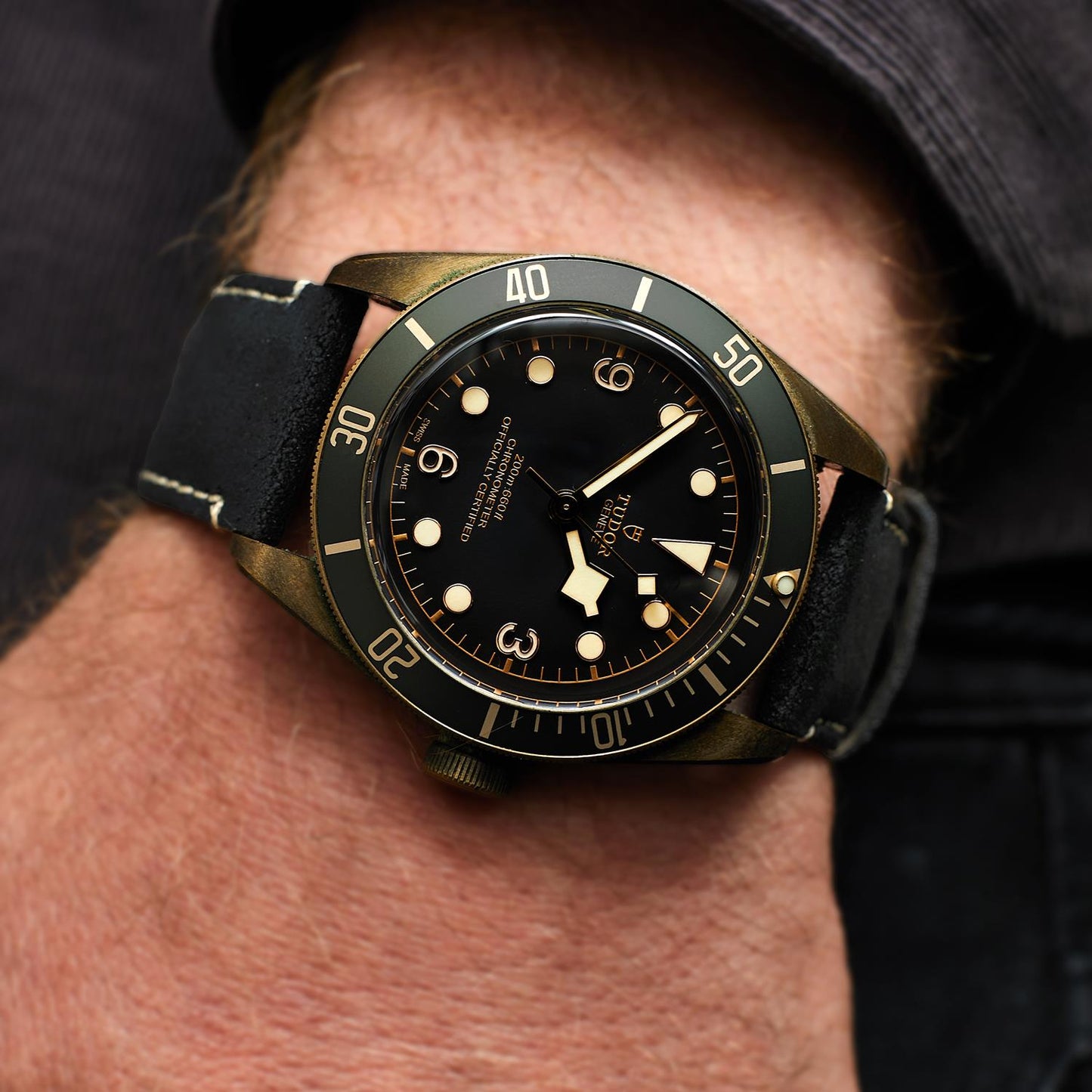 Pre-Owned Tudor Black Bay Bronze 79250BA